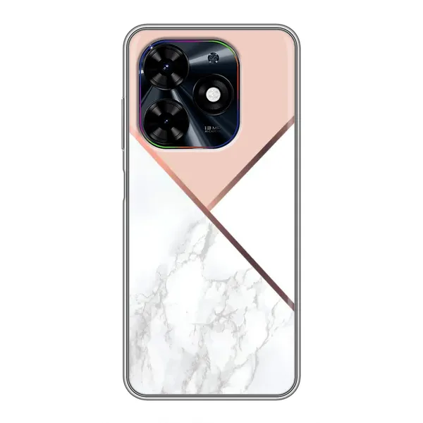 Чехол с принтом «Тройной мрамор» для TECNO Spark Go 2024 (BG6) Чехол с принтом «Тройной мрамор» для TECNO Spark Go 2024 (BG6)
