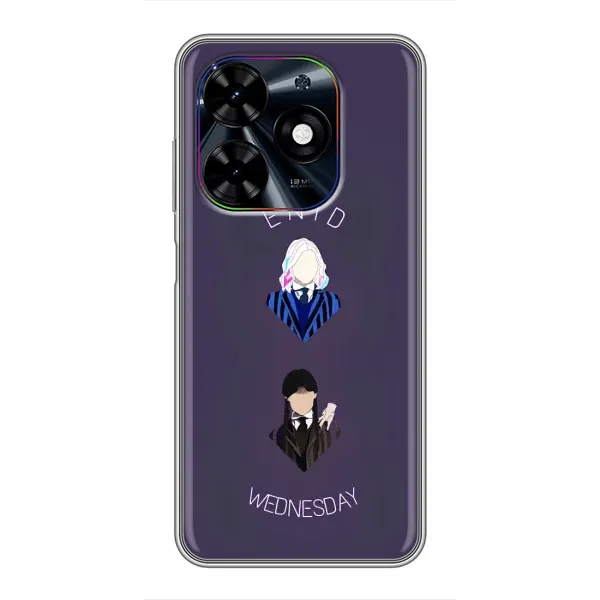 Чохол з принтом «Венздей і подруга» для TECNO Spark Go 2024 (BG6)