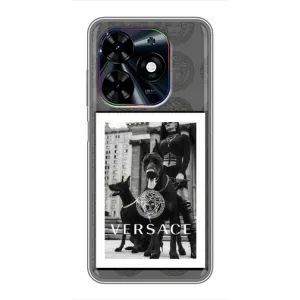 Чохли VERSACE для ТЕКНО Спарк Ґо 2024 (БГ6) (PREMIUMPrint) (Версаче)