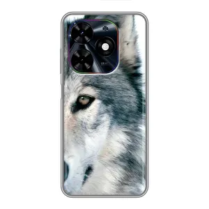 Чохли з картинкою животних Tecno Spark Go 2024 (BG6) (Вовк)