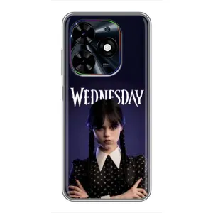 Силіконовий чохол з картинкою для Tecno Spark Go 2024 (BG6) (Wednesday)