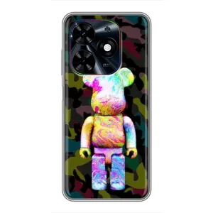 Чохли для Tecno Spark Go 2024 (BG6) - Bearbrick Louis Vuitton (PREMIUMPrint) (Яскравий Bearbrick)