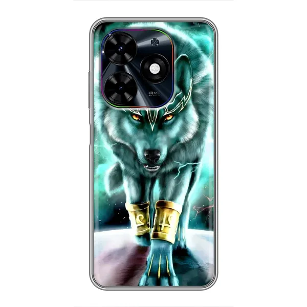 Чехол с принтом «Яркий волк» для TECNO Spark Go 2024 (BG6) Чехол с принтом «Яркий волк» для TECNO Spark Go 2024 (BG6)