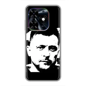 Чохол для Tecno Spark Go 2024 (BG6) (AlphaPrint - с принтом Зеленського)
