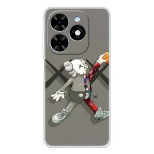 Чохли для Tecno Spark Go 2025 - Bearbrick Louis Vuitton (PREMIUMPrint) (Беарбрік Джордан)
