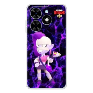 Чехлы Brawl Stars для Tecno Spark Go 2025 (AlphaPrint) (Емз Бравл Старс)