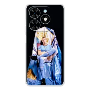 Чохли з футболістом Ерлінг Холанд для Tecno Spark Go 2025 (AlphaPrint) (футболіст Холанн)