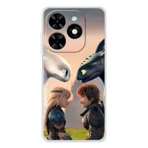 Чохол як приборкати дракона на Tecno Spark Go 2025 (Гикавка і Астрід)