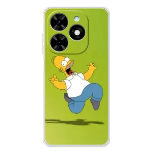 Чjхол з Сімпсонами для Tecno Spark Go 2025 (VPrint) (Гомер Сімпсон)