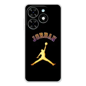 Чехлы для Tecno Spark Go 2025 - с картинкой JORDAN (AlphaPrint) (Jordan Gold)