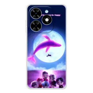 Чохли BTS для Tecno Spark Go 2025 (AlphaPrint) (КИТ BTS)