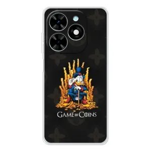 Чехли для Tecno Spark Go 2025 - Скрудж МакДак Louis Vuitton (PREMIUMPrint) (Король грошей)
