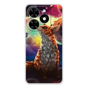 Чохли з картинкою Лисичка для Tecno Spark Go 2025 (VPrint) (Лисичка в космосі)