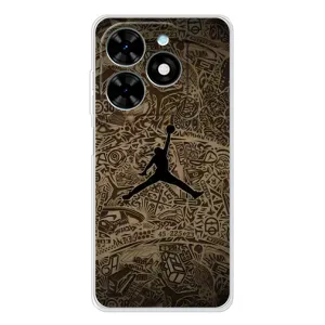 Чехлы для Tecno Spark Go 2025 - с картинкой JORDAN (AlphaPrint) (Logo Jordan)