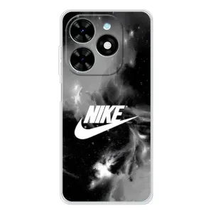 Чехол для Tecno Spark Go 2025 - с принтом Найк (AlphaPrint) (Лого Найк)