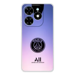 Чохли PSG для Tecno Spark Go 2025 (AlphaPrint) (лого PSG)