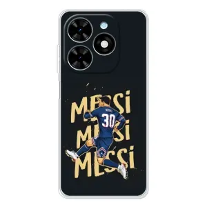 Чохли для Tecno Spark Go 2025 (Leo чемпіон) (AlphaPrint) (Messi ПСЖ)