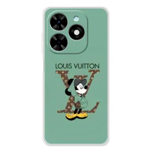 Чохли Луі Вітон для Tecno Spark Go 2025 (AlphaPrint - LOUIS VUITTON) (Міккі Маус LV)