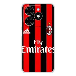 Чохли для Tecno Spark Go 2025 (VPrint) - Футбольні клуби (Milan)