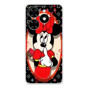 Чехол Disney Mouse Tecno Spark Go 2025 (PREMIUMPrint) (Минни Маус ЛВ)