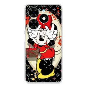 Чехол Disney Mouse Tecno Spark Go 2025 (PREMIUMPrint) (Минни peace)