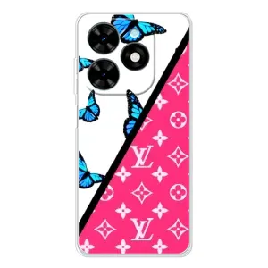 Бренднові Чохли для Tecno Spark Go 2025 - (PREMIUMPrint) (Мода LV)