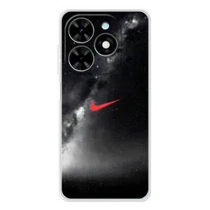 Чехол для Tecno Spark Go 2025 - с принтом Найк (AlphaPrint) (Найк красный)