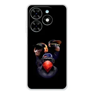 Чохол з Мавпами Tecno Spark Go 2025 - (AlphaPrint)
