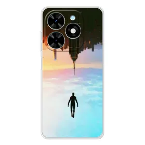 Чохол з людиною павуком для Tecno Spark Go 2025 - (AlphaPrint) (Людина павук)