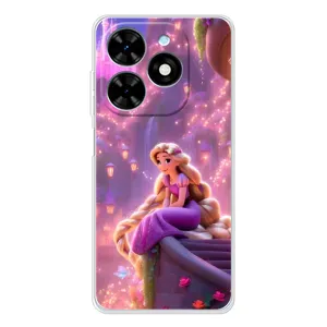 Чехол с принтом «Рапунцель в замке» для TECNO Spark Go 2025