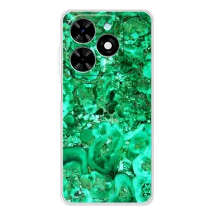 Мраморний чехол на Tecno Spark Go 2025 (VPrint) (Салатовий Мрамор)