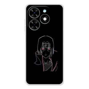 Чохли на тему: Ітачи Учіха для Tecno Spark Go 2025 (AlphaPrint) (силует Ітачі)