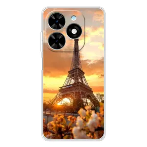 Чохол Ейфелева Вежа Tecno Spark Go 2025 - (AlphaPrint) (Сонячня вежа)