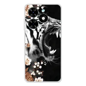 Чохли з картинкою животних Tecno Spark Go 2025 (Стильний ТИГР)