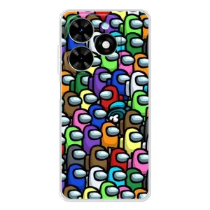 Чехол Амонг Ас для Tecno Spark Go 2025 (AlphaPrint) (Убит)