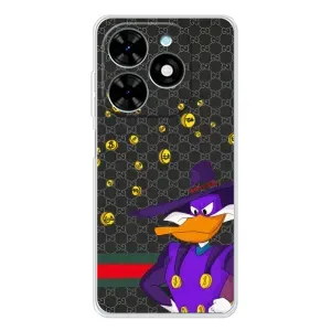 Бренднові Чохли для Tecno Spark Go 2025 - (PREMIUMPrint) (Утка Гуччі)