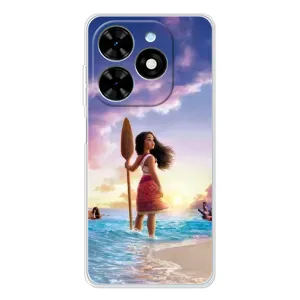 Чохол з мультфільмом Ваяна Tecno Spark Go 2025 (Моана з веслом)