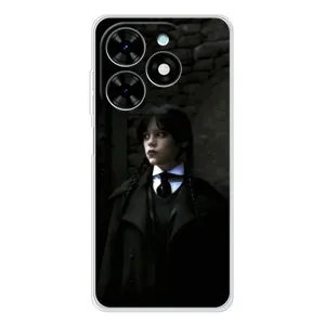Чохол з дизайном Венздей 2 на Tecno Spark Go 2025 (Темний стиль Венздей)