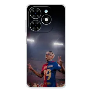 Чохол з футболістом Ламін Ямаль Tecno Spark Go 2025 (Ямаль на стадіоні)