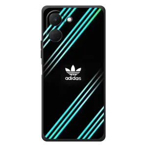 Чехлы Адидас для TECNO Spark Go 3 (AlphaPrint) (Адидас с полосами)
