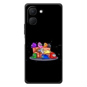 Чехол Амонг Ас для TECNO Spark Go 3 (AlphaPrint) (Амонг-ас)