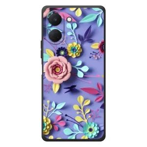 Чехлы с Цветами для TECNO Spark Go 3 (VPrint) (Цветочный дизайн)