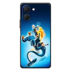 Чехол с принтом Фантастическая четверка для TECNO Spark Go 3 (Герои Фантастическая Четверка)