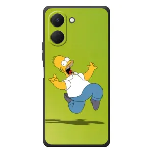 Чехол с Симпсонами для TECNO Spark Go 3 (VPrint) (Гомер Симпсон)
