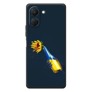 Чехол для Патриота Украины TECNO Spark Go 3 - (AlphaPrint) (Коктейль молотова)
