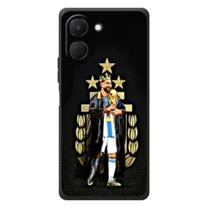 Чехлы для TECNO Spark Go 3 (Leo чемпион) (AlphaPrint) (Месси Король)