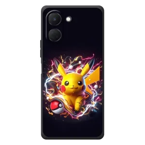 Чохол з Пікачу на TECNO Spark Go 3 (Пікачу з м'ячем)