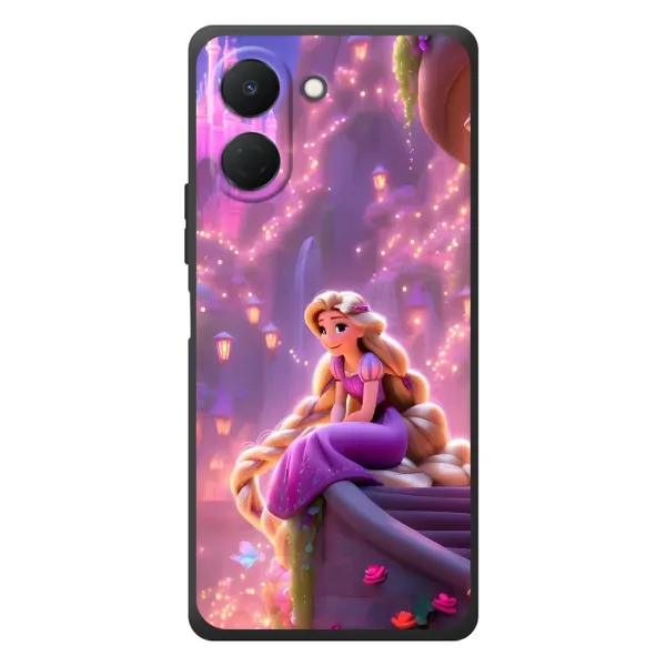 Чехол с принтом «Рапунцель в замке» для TECNO Spark Go 3