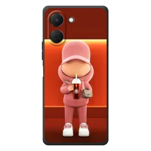 Крутые Чехлы Луи Виттон для TECNO Spark Go 3 (AlphaPrint) (С Кофе)
