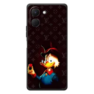 Чехлы для TECNO Spark Go 3 - Скрудж МакДак Louis Vuitton (PREMIUMPrint) (Скрудж с бриллиантом)